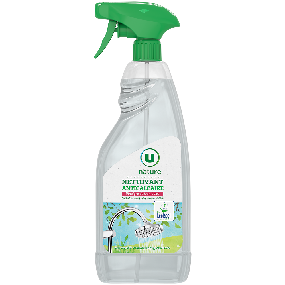 U NATURE Nettoyant anti-calcaire  spray de 750ml