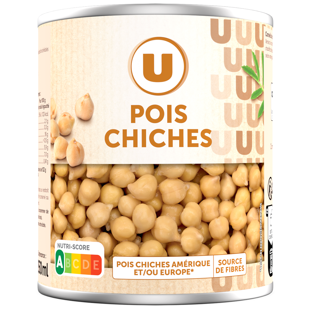 U Pois chiches - Boîte 530g