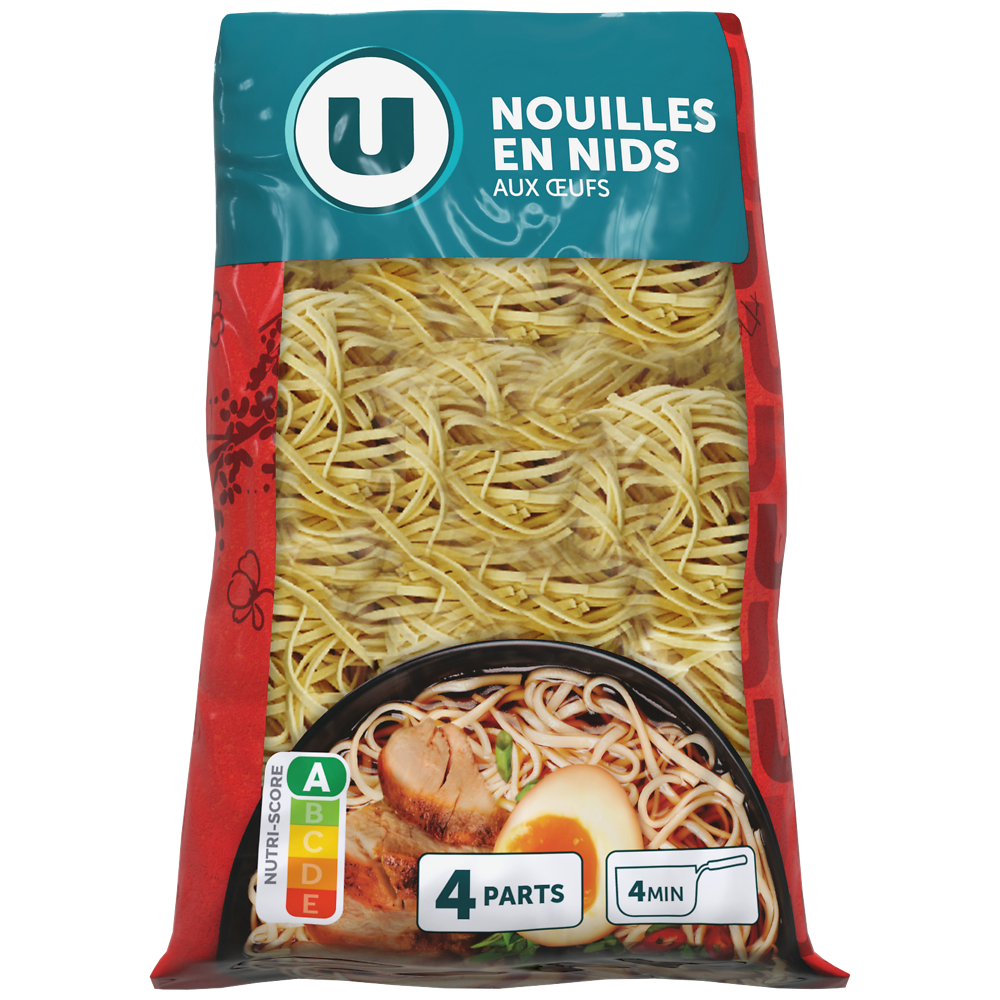 U Nouilles en nids  sachet de 250g