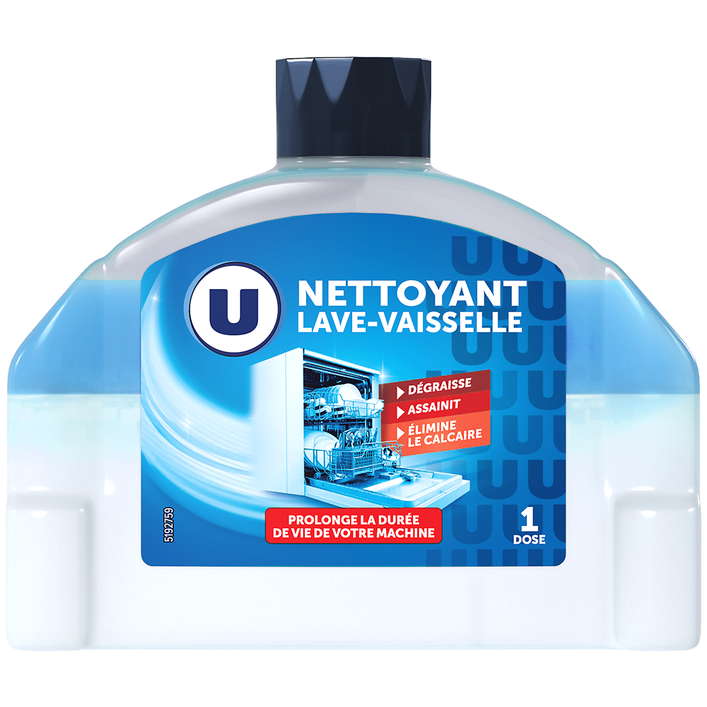 U Nettoyant liquide pour lave-vaisselle  bouteille de 250ml