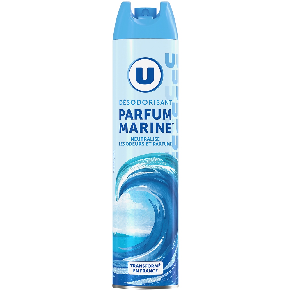 U Désodorisant parfum marine  aérosol de 300ml