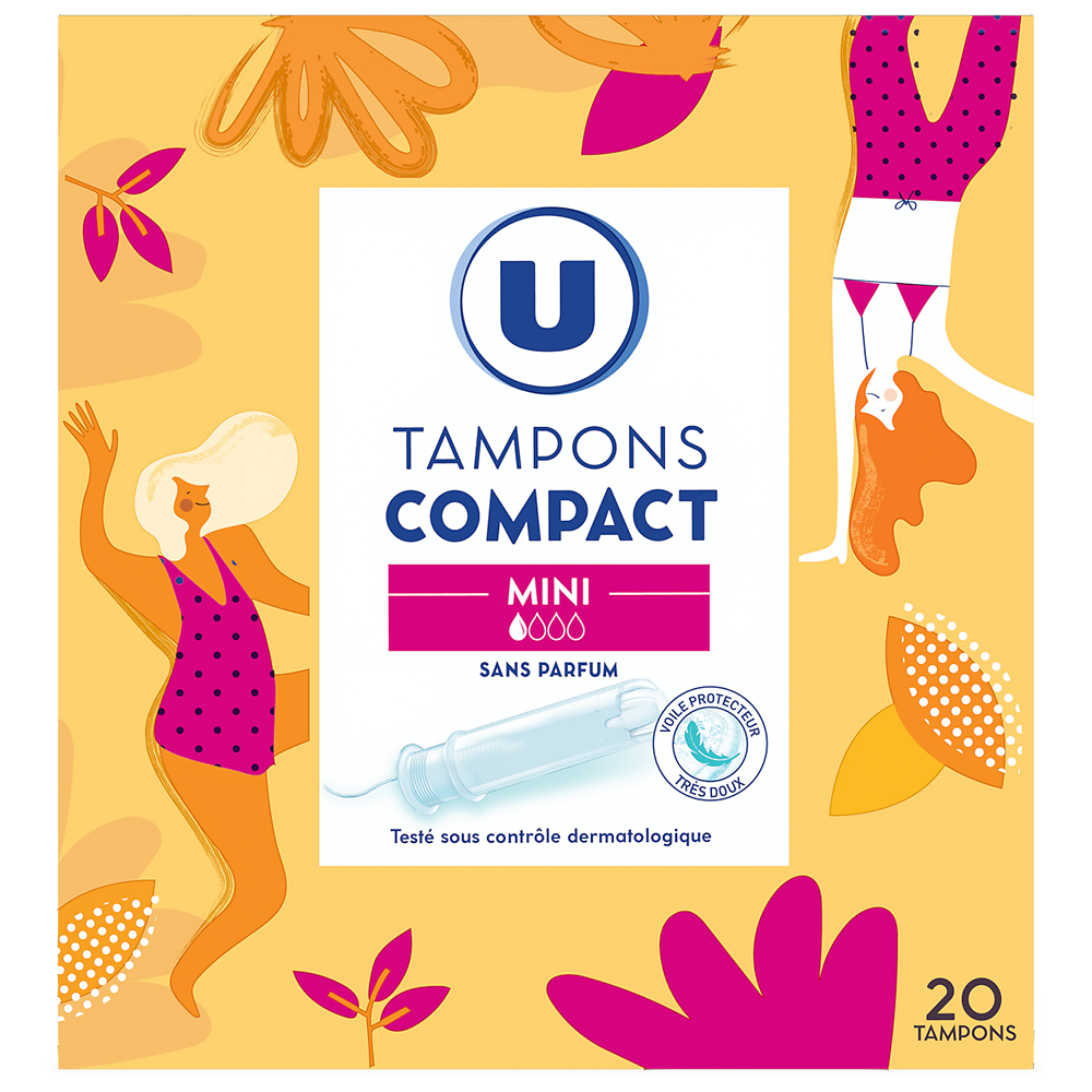 U Tampon compact mini  x20