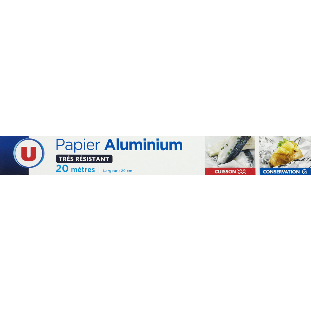 U Aluminium rouleau 20 mètres