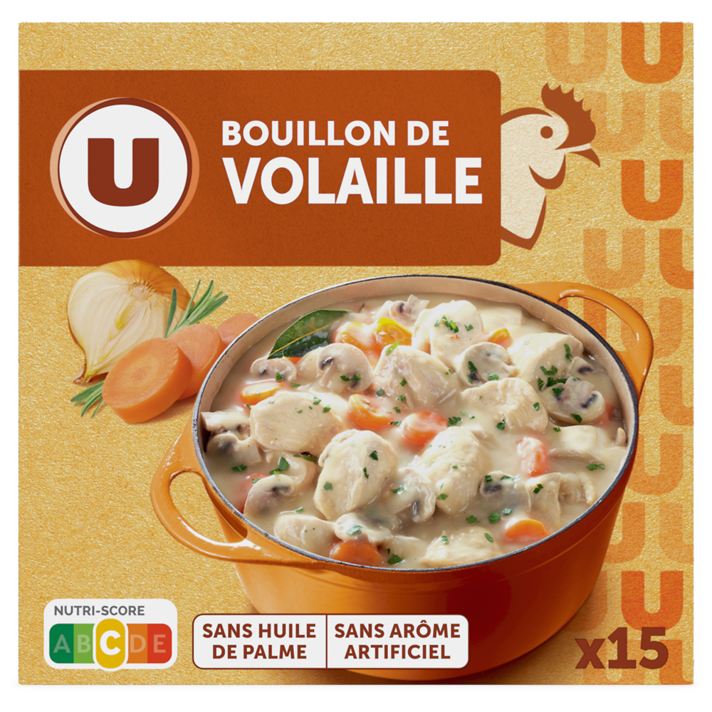 U Bouillon de volaille  15x150g