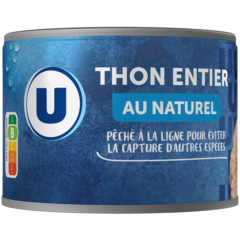 U Thon entier listao naturel pêche ligne  312g