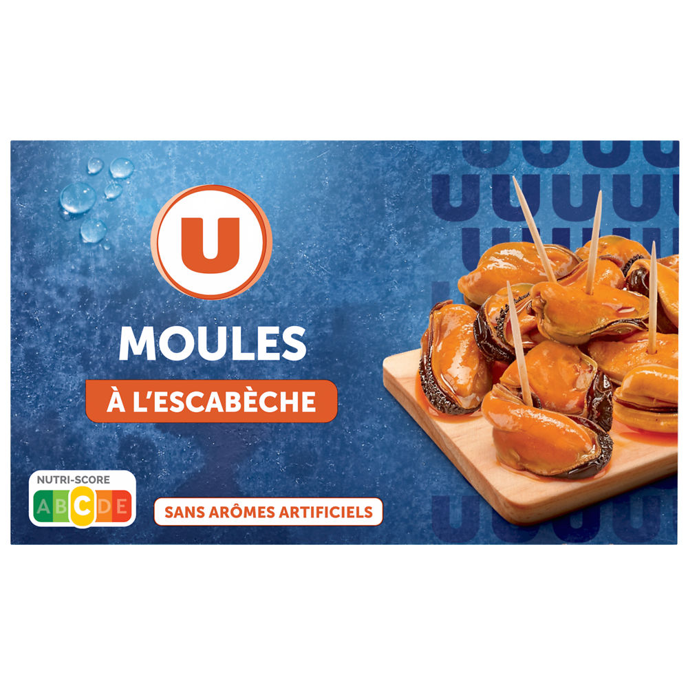 U Moules à l'escabèche, boîte 111g