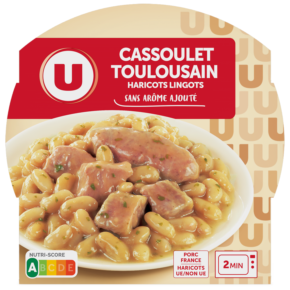 U Cassoulet toulousain  barquette micro-ondable de 300g