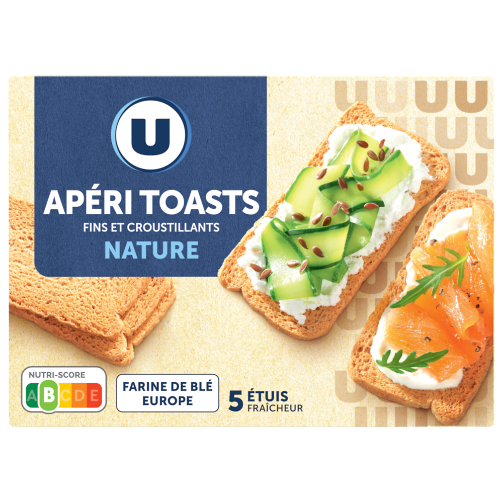 U Apéri toast nature  100g