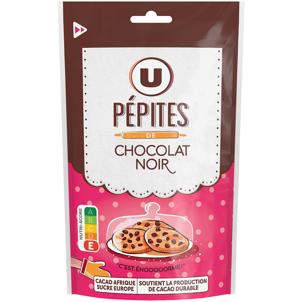 U Pépites de chocolat noir 100g