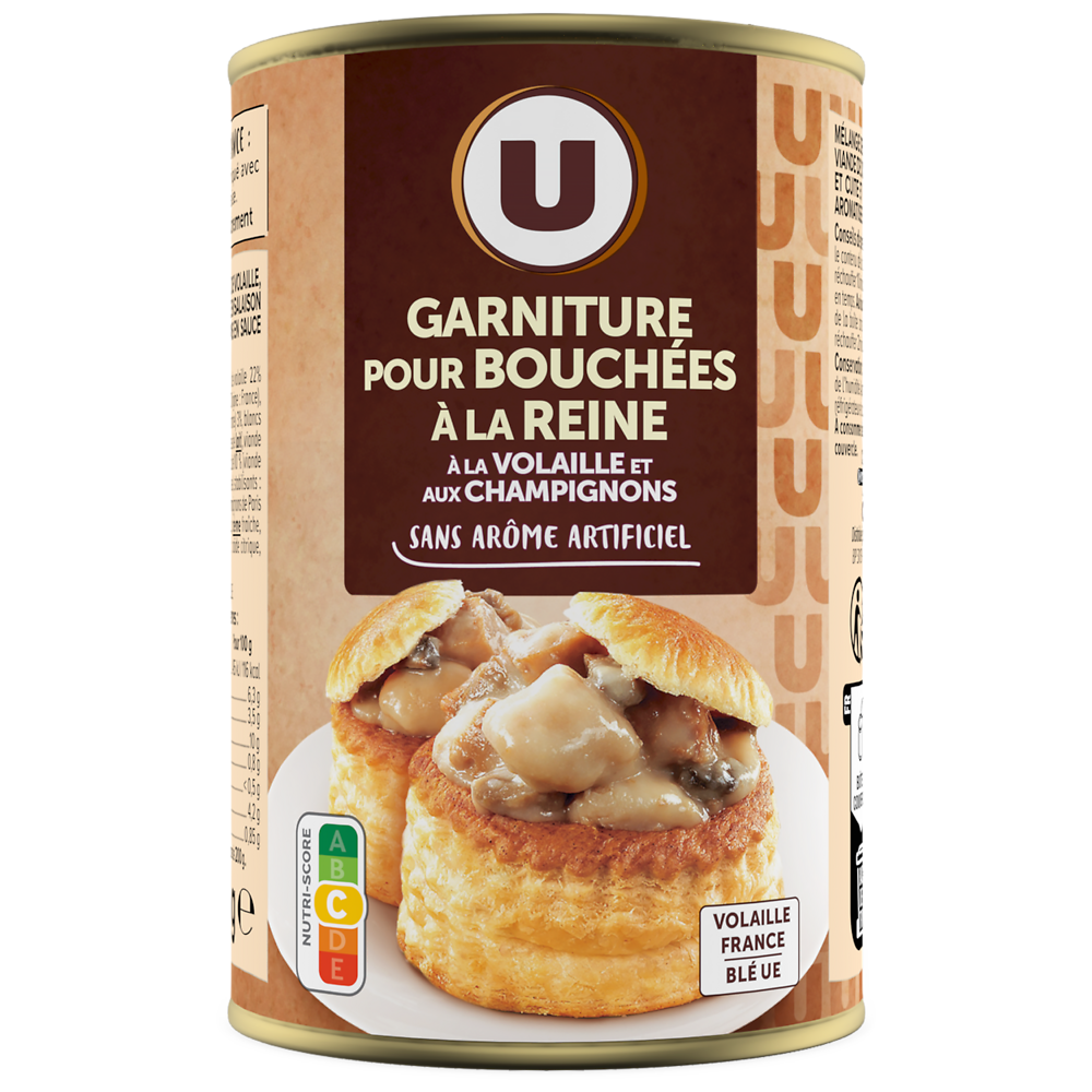 U Garniture pour bouchées à la reine boîte de 400g