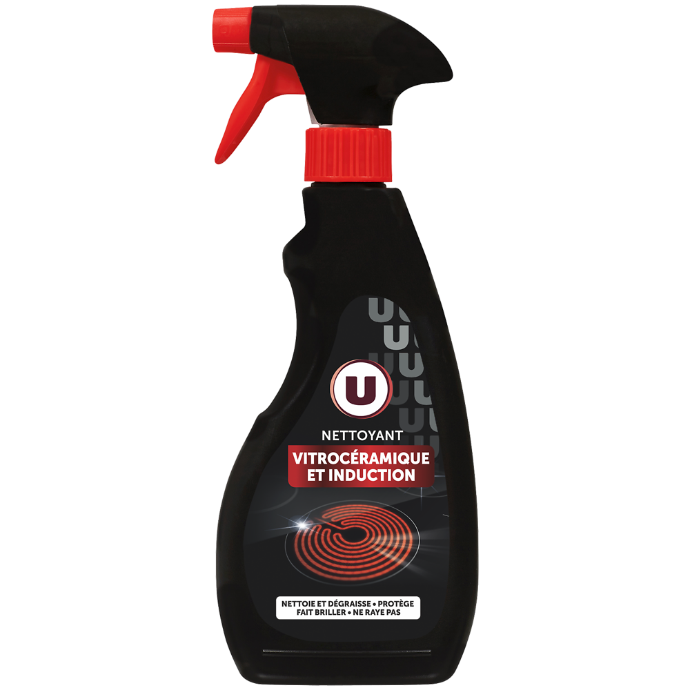 U Nettoyant vitrocéramique 5 en 1  spray de 500ml