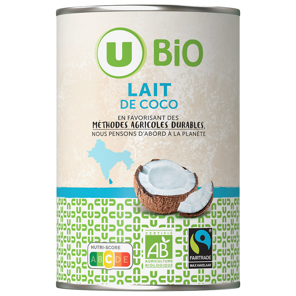 U BIO Lait de coco  400ml