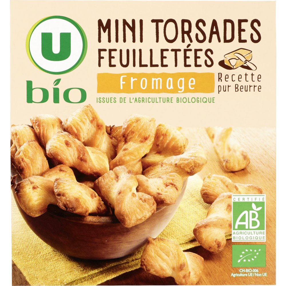 U BIO Mini torsades feuilletées 75g