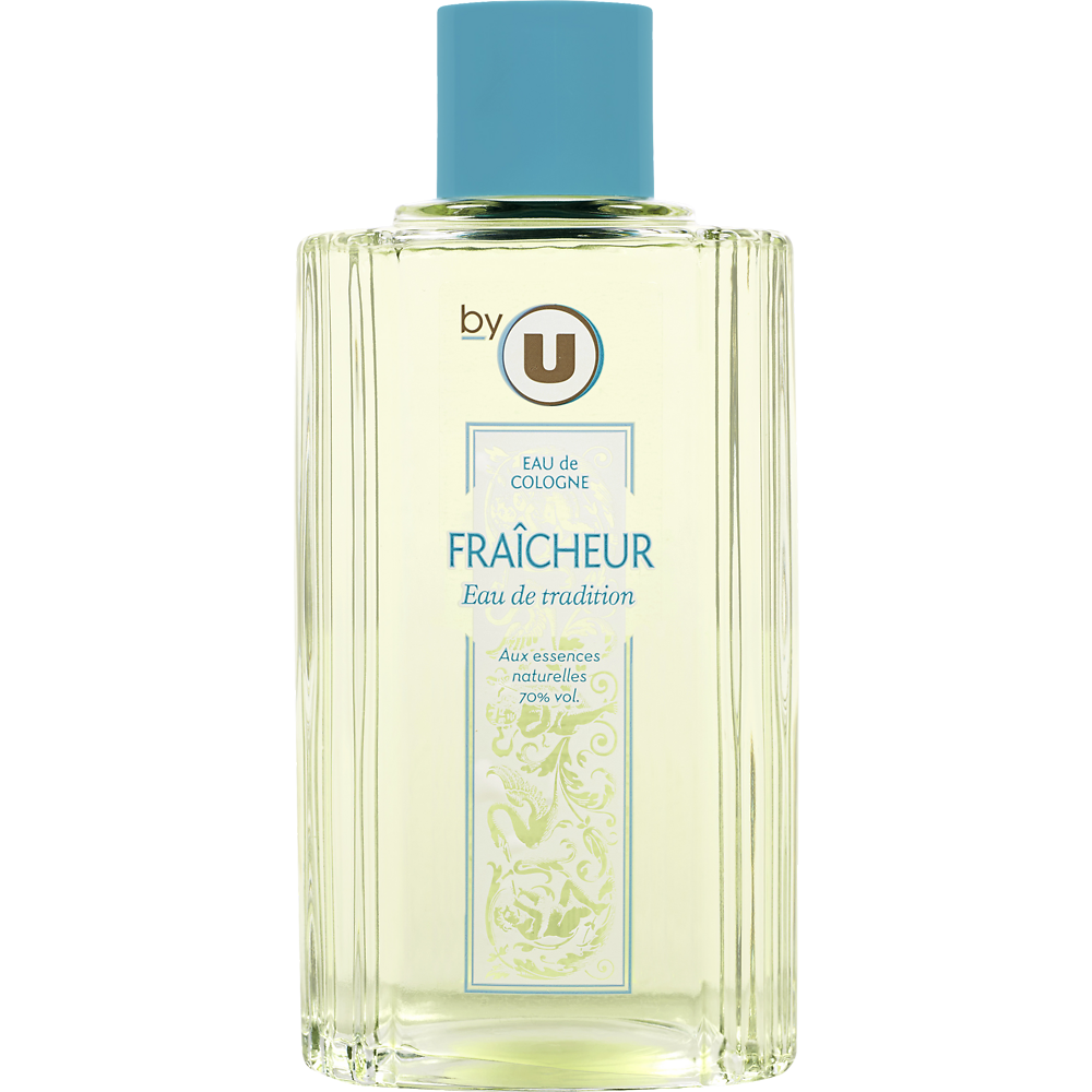 BY U Eau de Cologne fraîcheur  flacon de 500ml