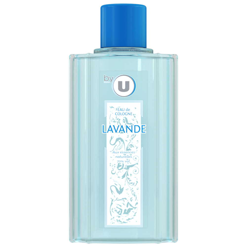 BY U Eau de Cologne parfum lavande  flacon de 500ml