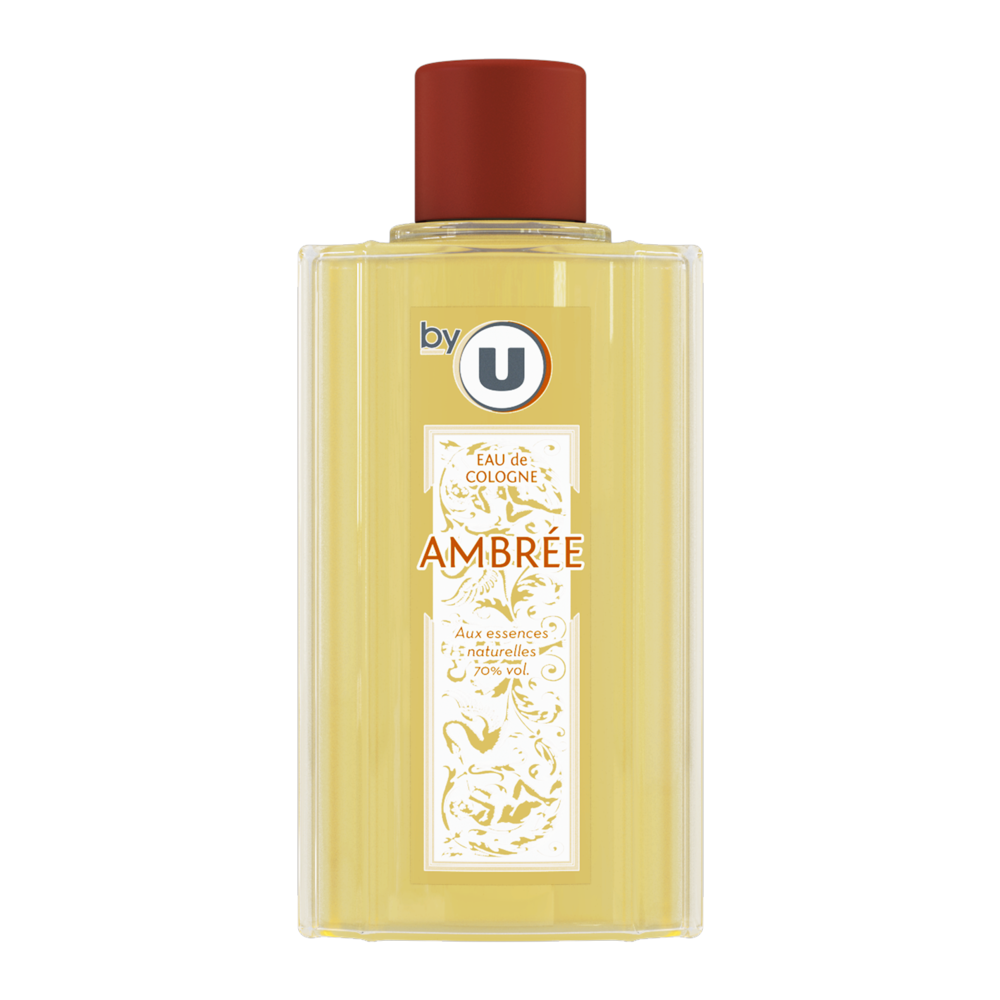 BY U Eau de Cologne ambrée  flacon de 250ml