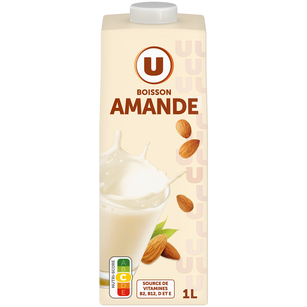 U Boisson végétale saveur amande  1l