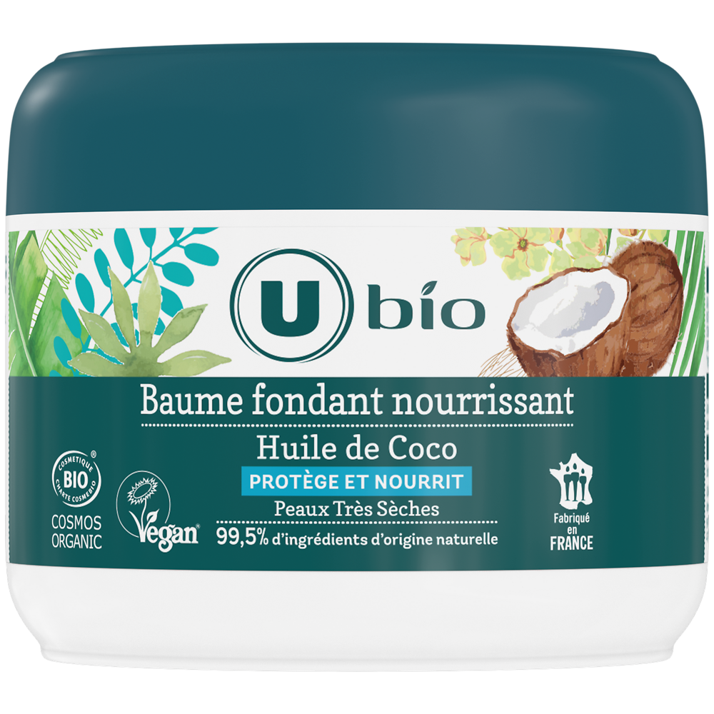 U BIO Baume fondant nourrissant au coco  250ml