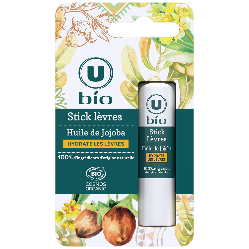 U BIO Stick à lèvres au jojoba