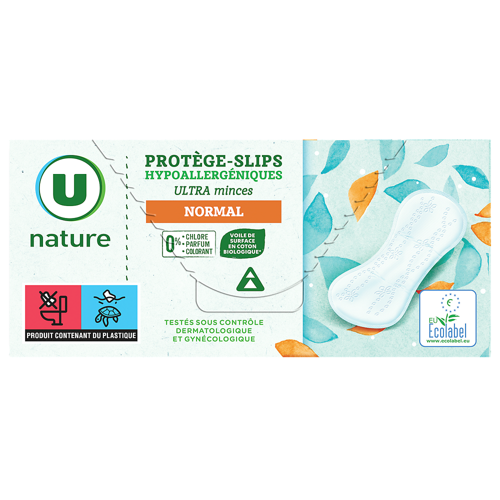 U NATURE Protège-slip ultra minces normal  x30