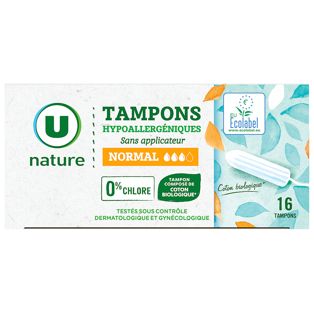 U NATURE Tampons normal x16