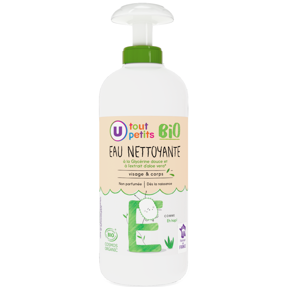 U TOUT PETITS BIO Eau nettoyante - 500ml