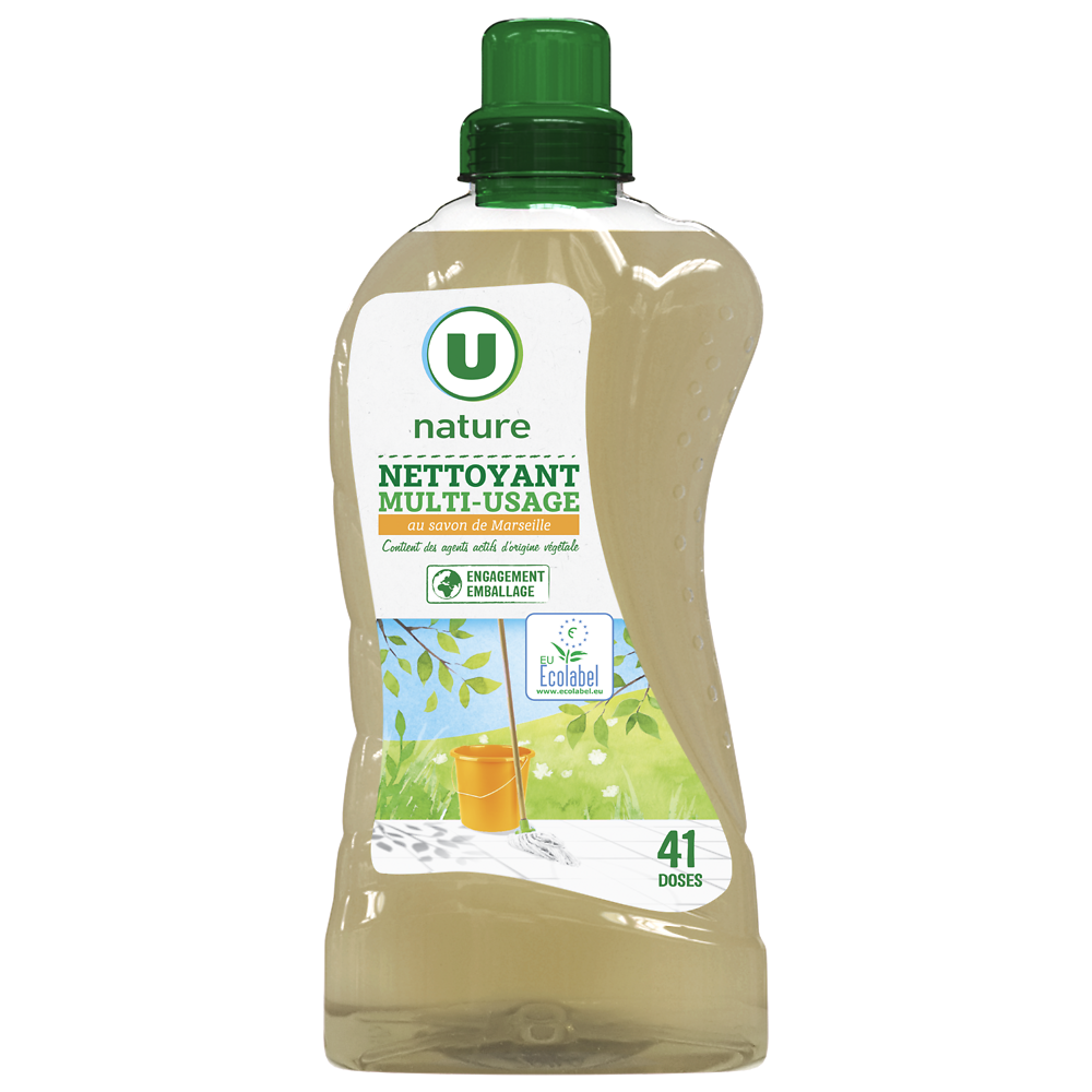 U NATURE Nettoyant multi-usage savon de marseille  1,25l