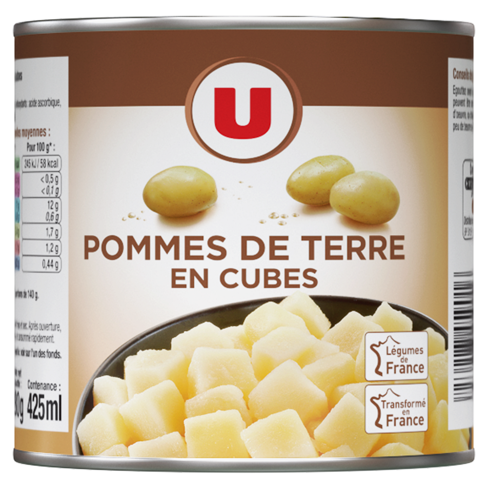 U Pommes de terre en cubes -  280g