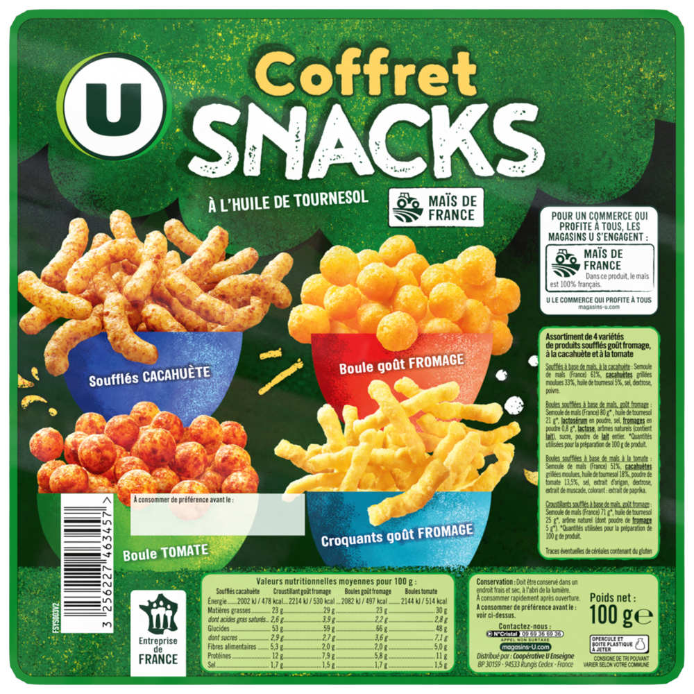 U Coffret snacks  100g