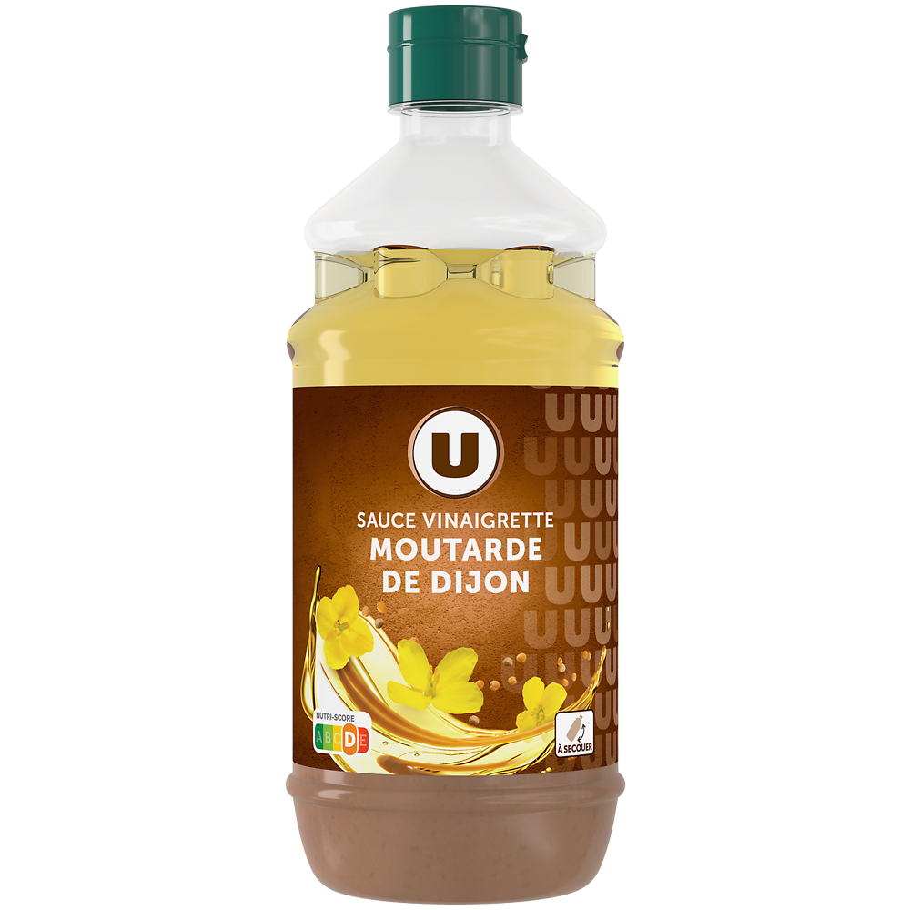 U Sauce vinaigrette à la moutarde de Dijon  550ml