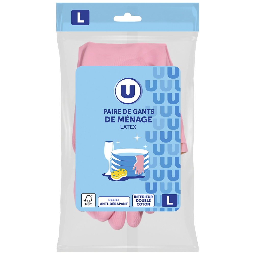 U Gants de ménage  taille L