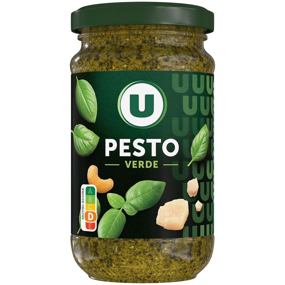 U Sauce pesto verde  bocal de 190g