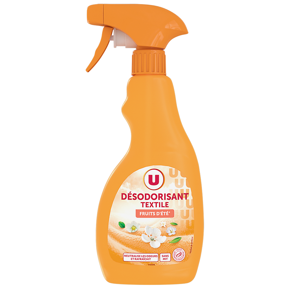 U Désodorisant textile parfum fruits d'été  spray 500ml