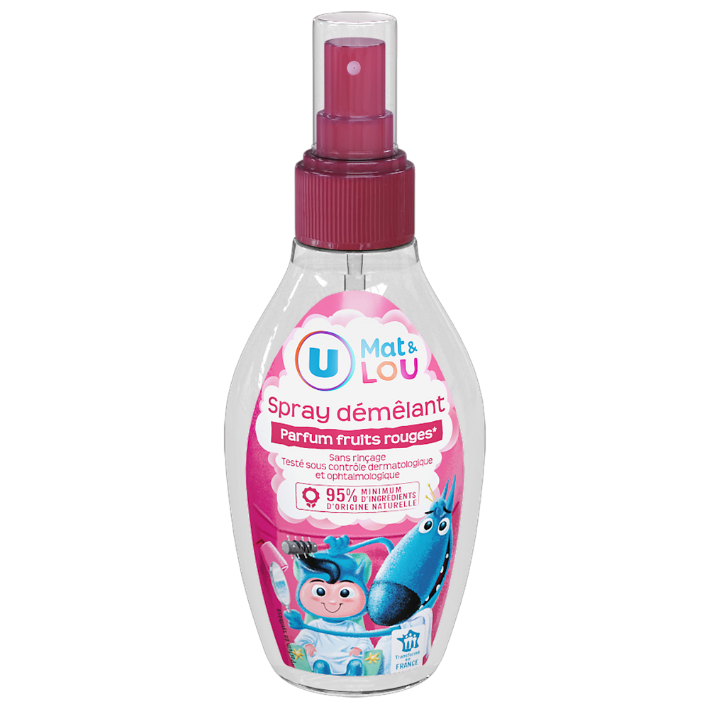 U Spray capillaire démêlant Enfant , fruits rouges - 200ml