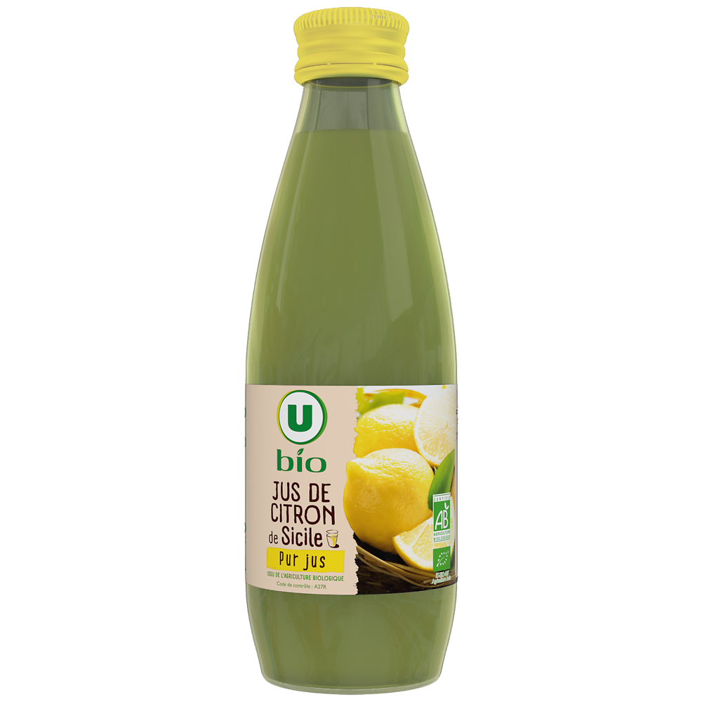 U BIO Jus de citron  1l