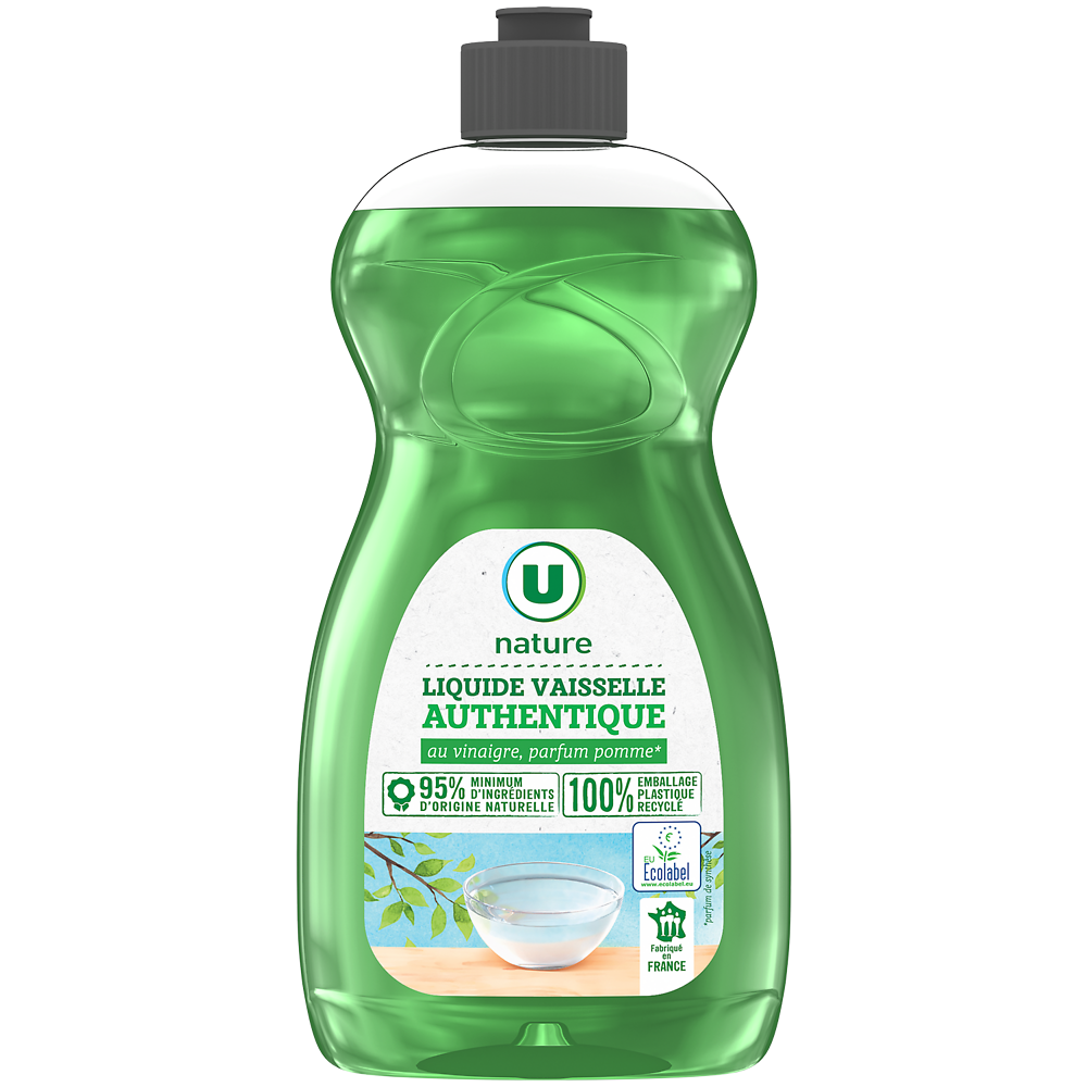 U NATURE Liquide vaisselle Astuces de chef vinaigre de pomme - 500ml