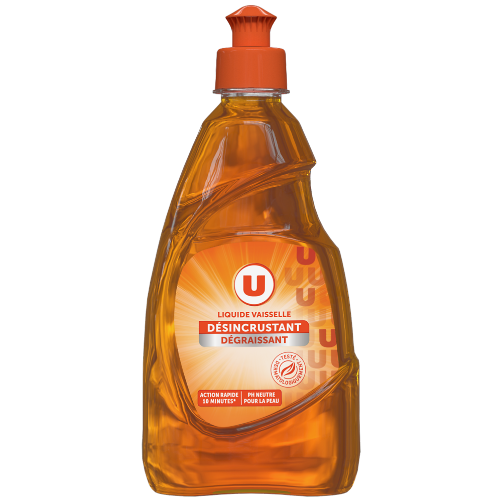 U Liquide vaisselle désincrustant flacon 500ml