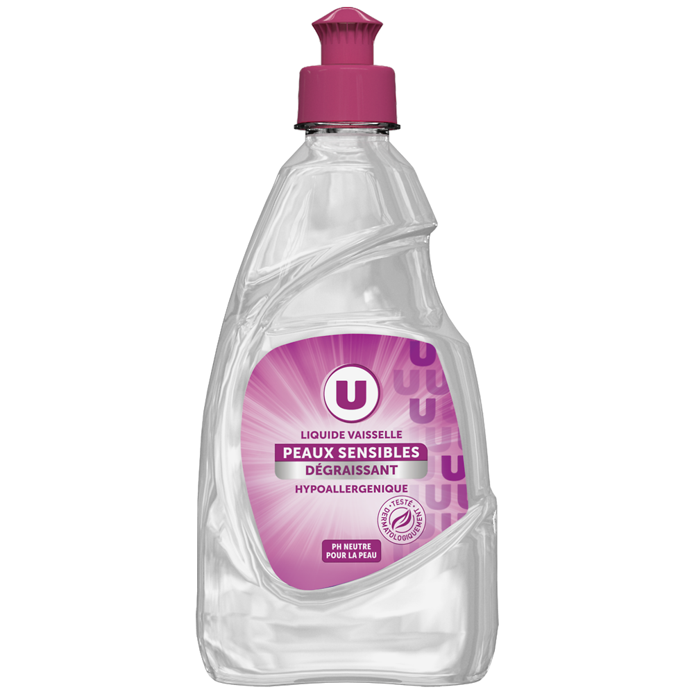 U Liquide vaisselle peaux sensibles  500ml