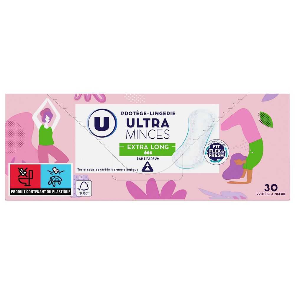 U Protège-lingerie ultra extra long boîte x30