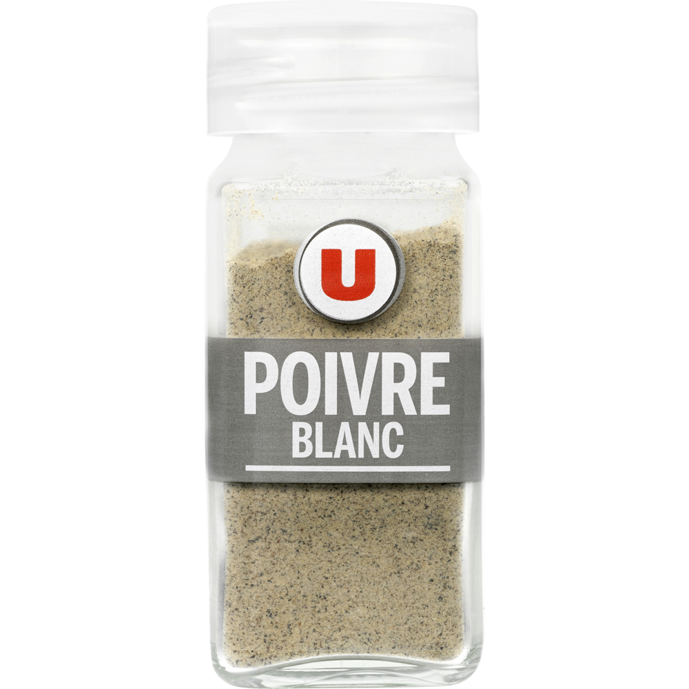 U Poivre blanc moulu format classique 45g