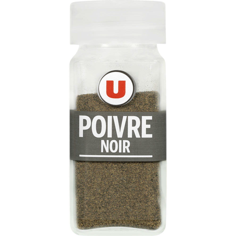 U Poivre noir moulu  format classique, 45g