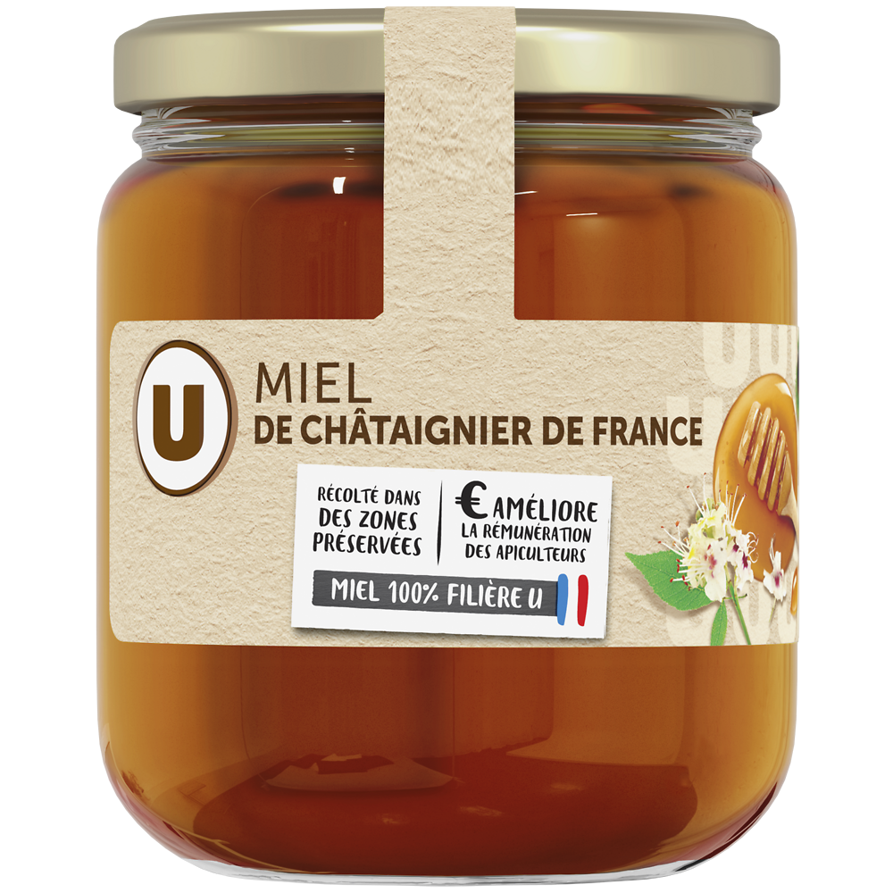 U Miel de chataigner Pyrénées  250g