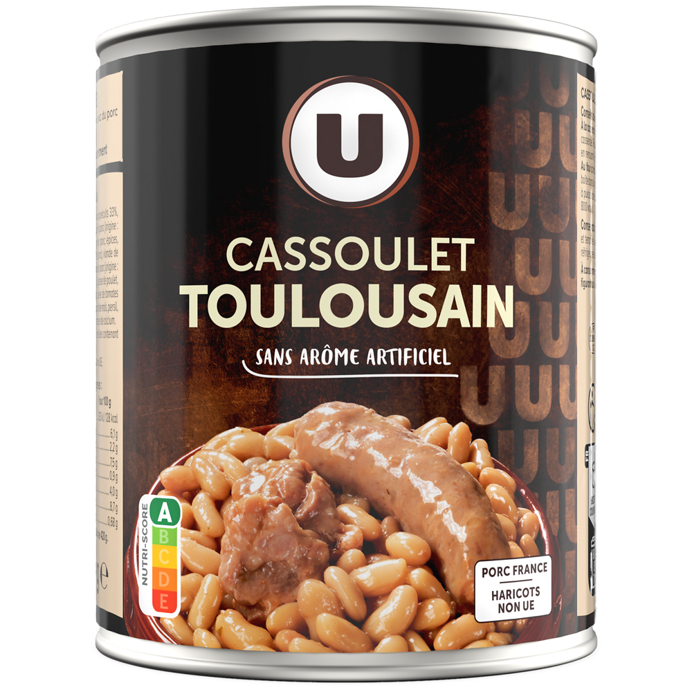 U Cassoulet Toulousain 4/4 - Boîte de 840g