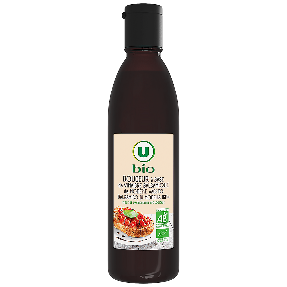 U BIO Douceur à base de vinaigre balsamique de Modène IGP, 250ml