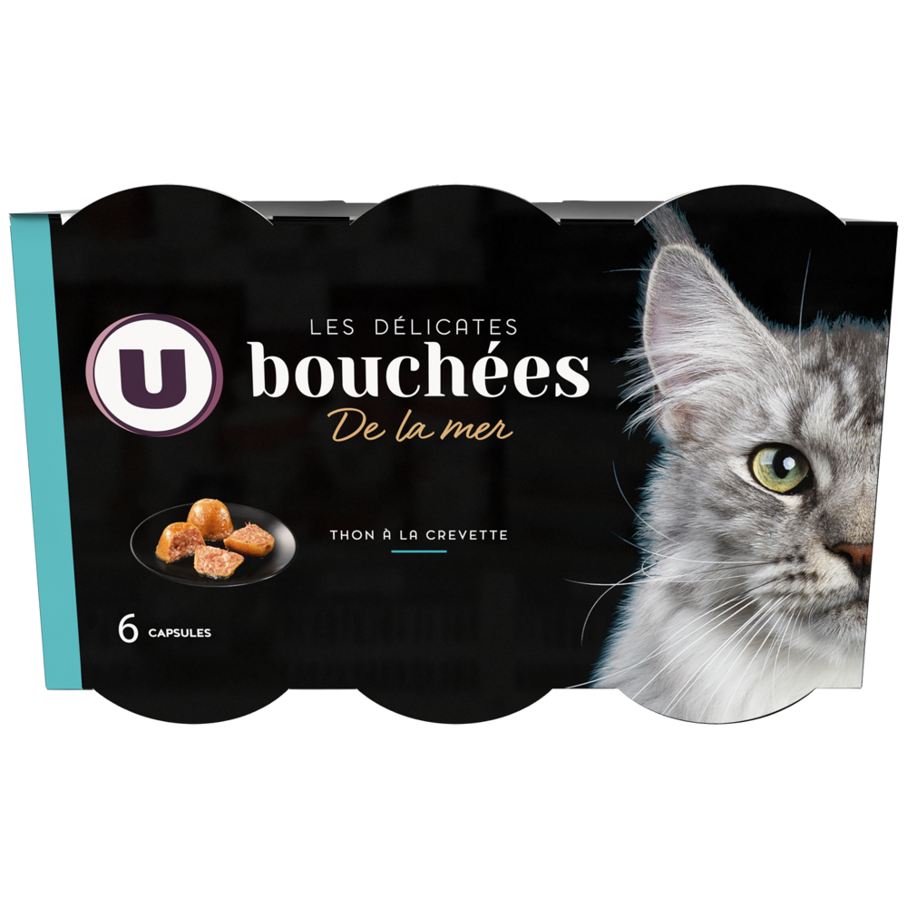 U Bouchées de la mer pour chat 6x22g