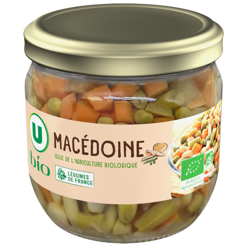 U BIO Macédoine - Bocal 215g