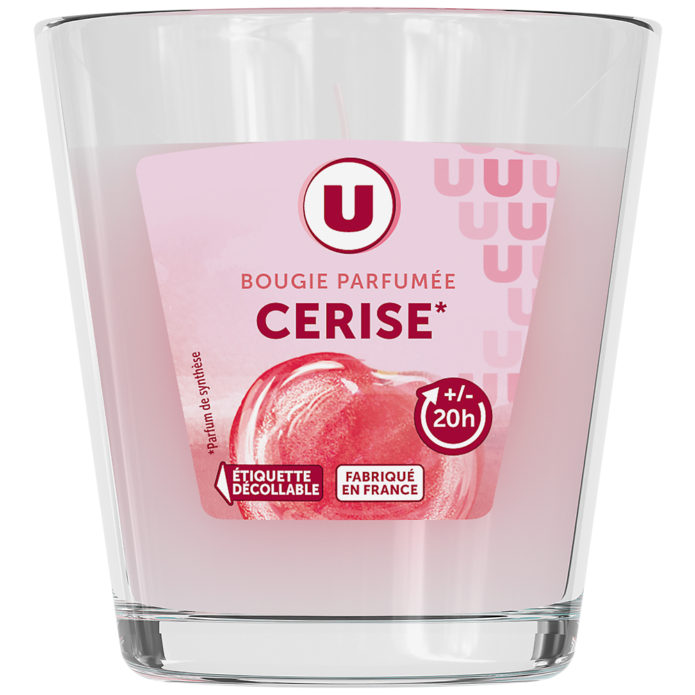 U Bougie parfumée cerise 90g