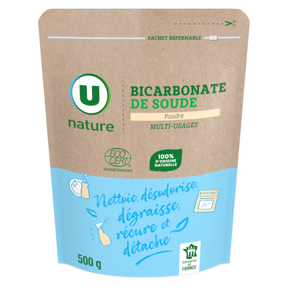 U NATURE Bicarbonate de soude sachet 500g