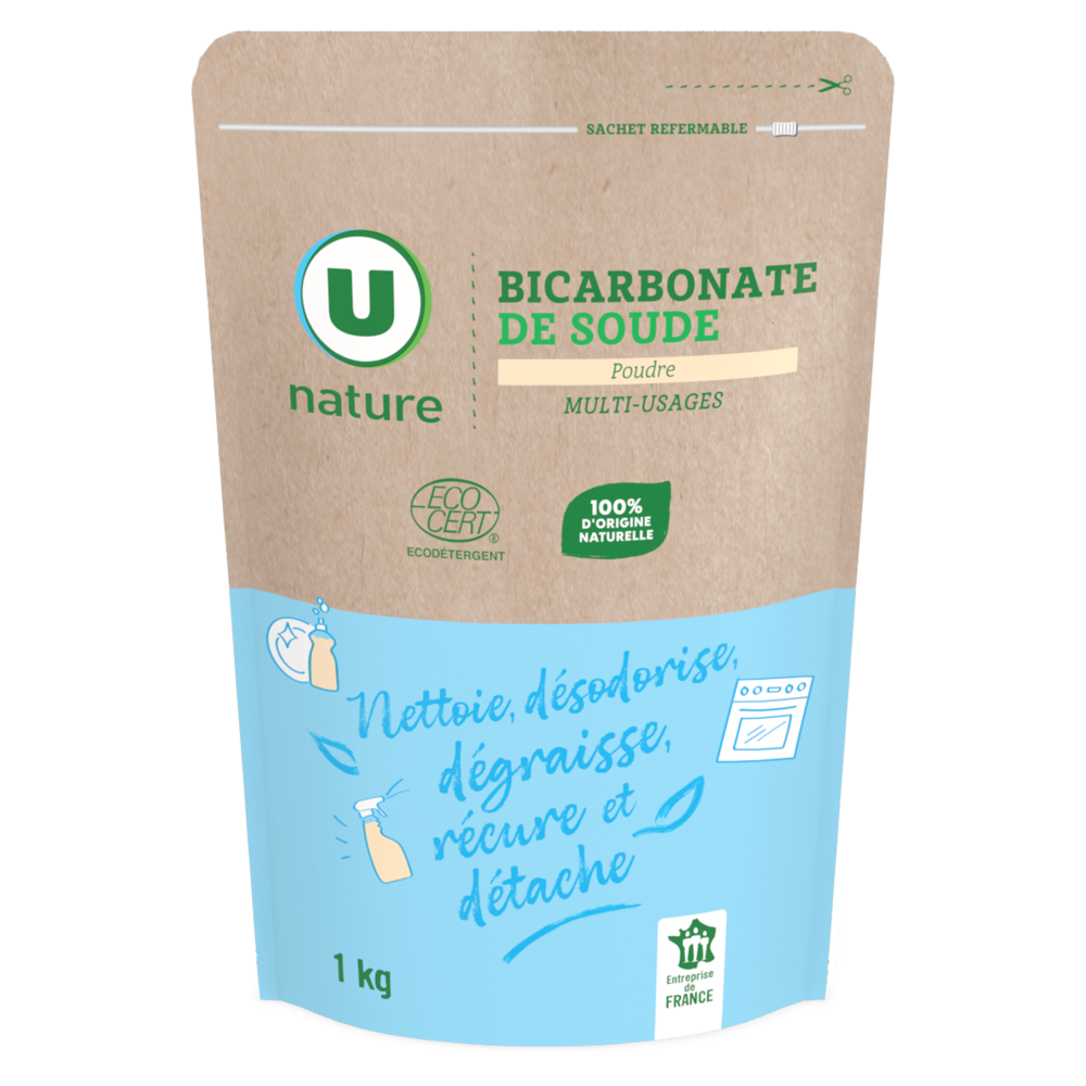 U NATURE Bicarbonate de soude sachet 1kg