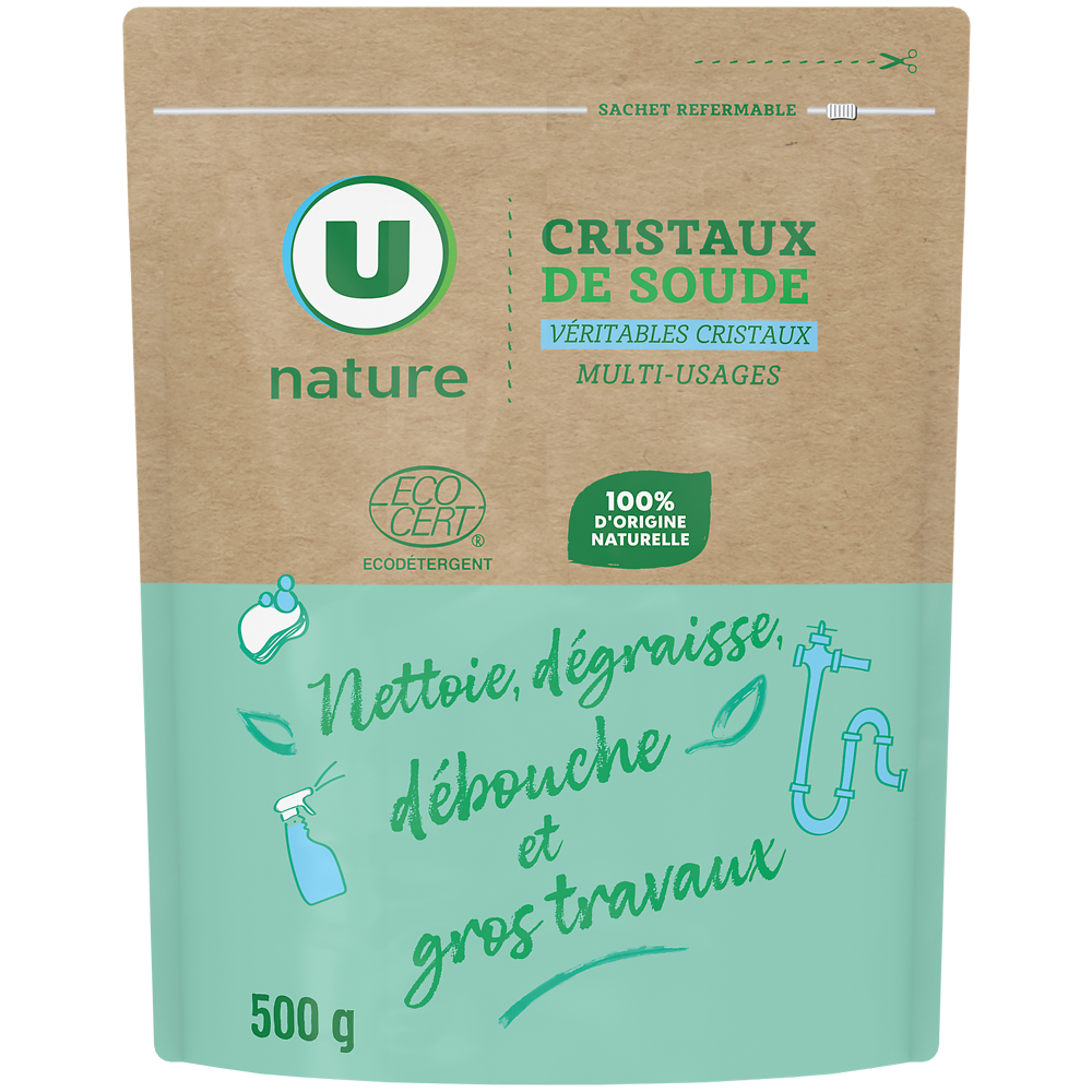 U NATURE Cristaux de soude sachet 500g